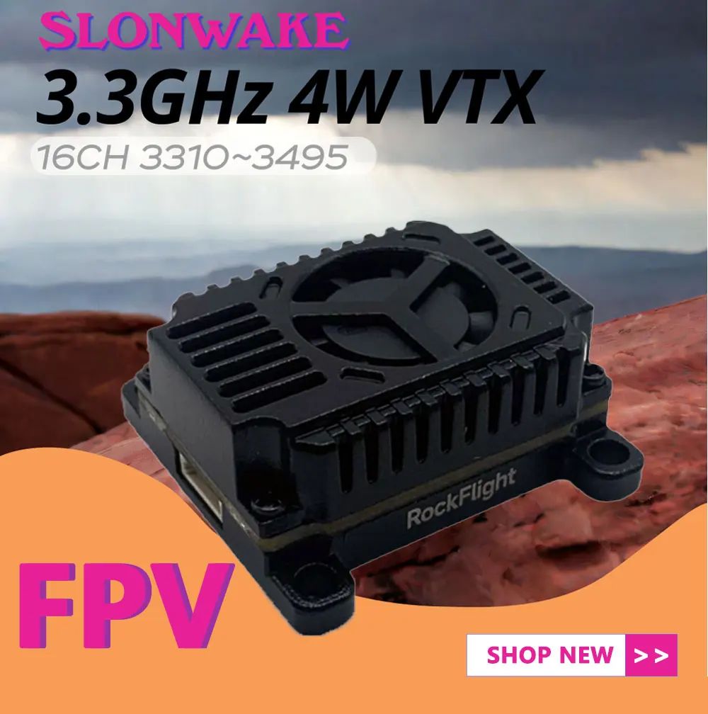 SLONWAKE FPV 3.3G 16CH 4000mW  - Fpv Drone Transmitter ulasan dan harga