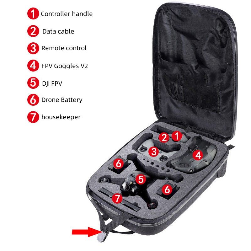 Backpack Hard Case EVA Liner S - Fpv Drone Bag ulasan dan harga