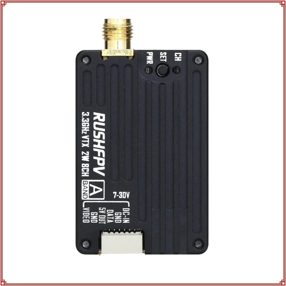 2026 New RUSHFPV 3.3G 2W VTX T - Fpv Drone Transmitter ulasan dan harga