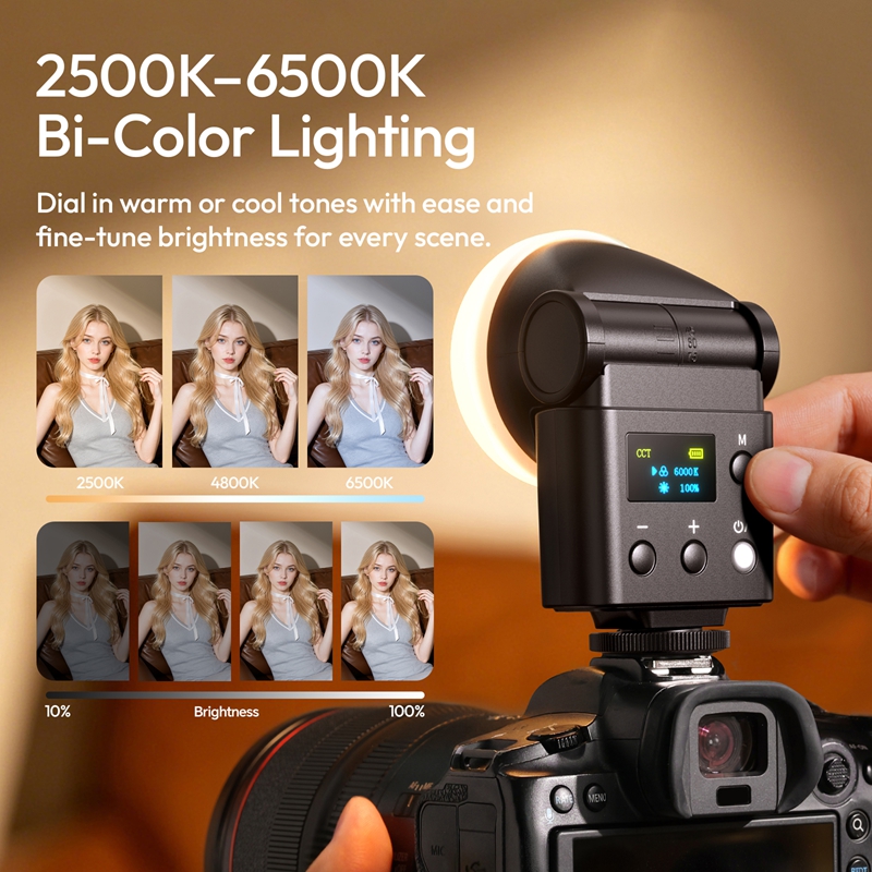 Ulanzi F16R Camera Flash LED L - Canon Camera Eos R50 ulasan dan harga