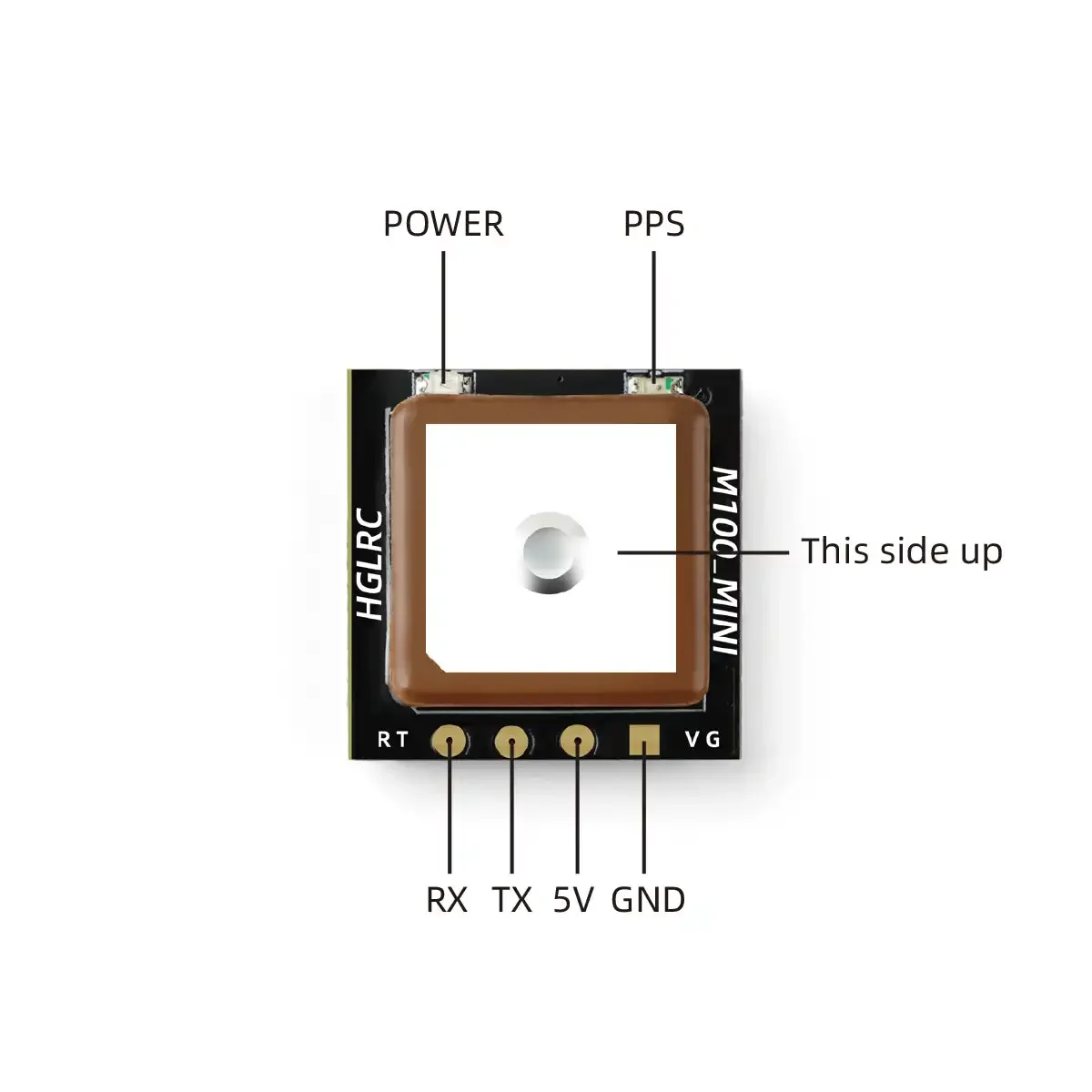 HGLRC M100 Mini GPS Module M10 - Fpv Drone Antenna ulasan dan harga