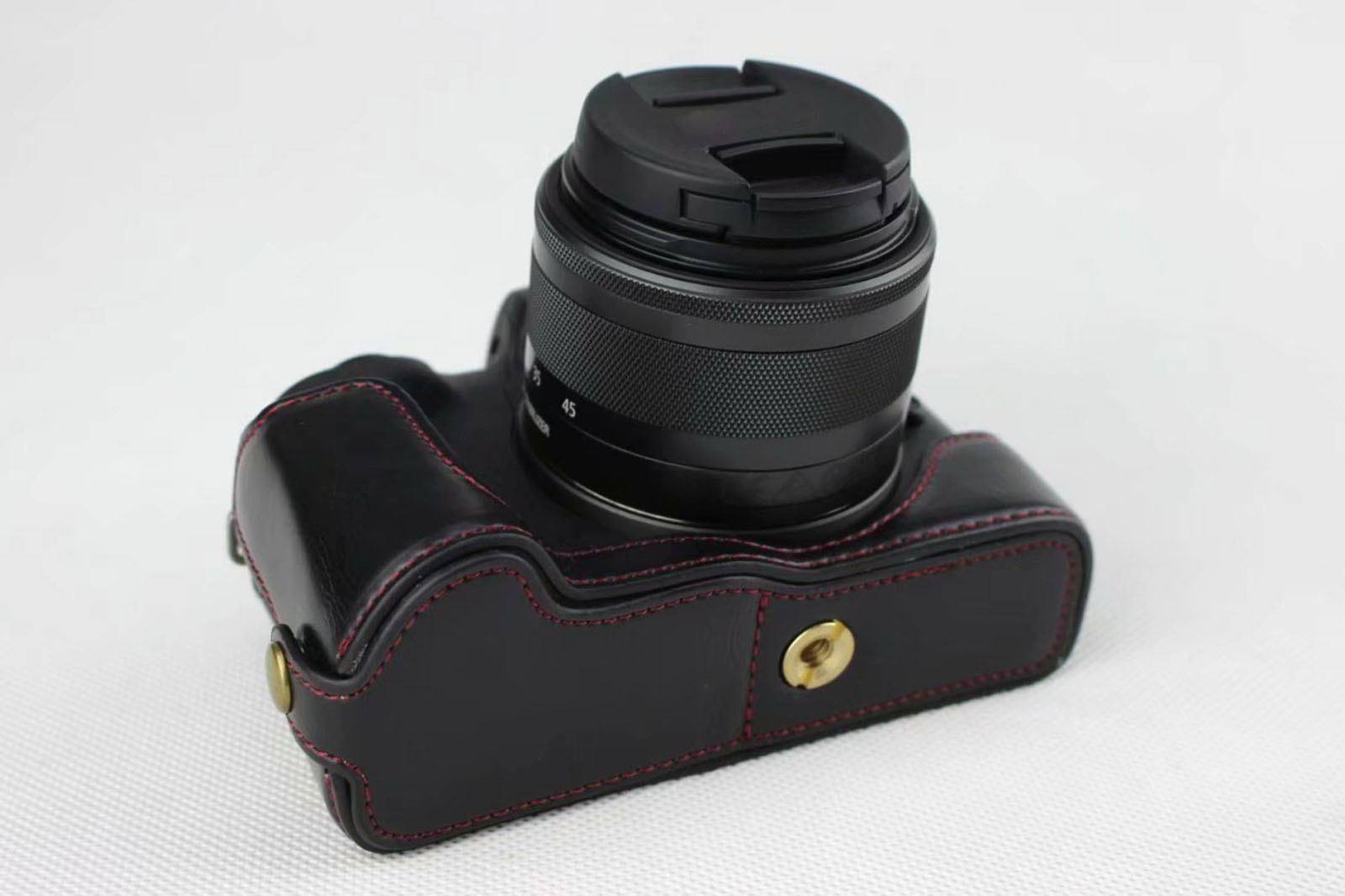 Leather Protect Half Case Grip - Canon Camera Eos M50 Mark Ii ulasan dan harga
